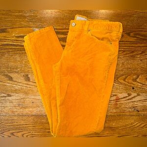 Banana Republic Mustard Corduroy Pants
